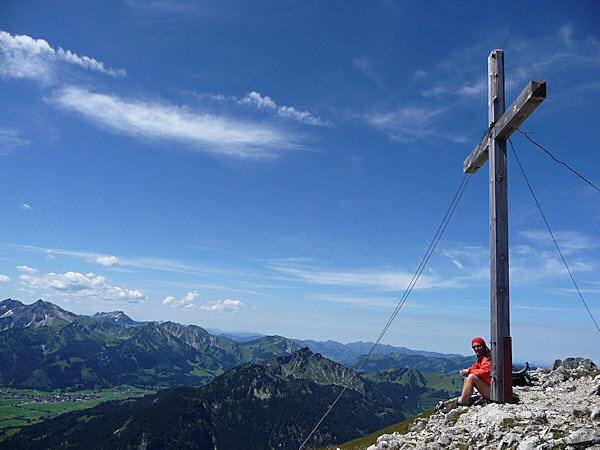 Allgäuer Alpen - Gipfel des Brentenjoch