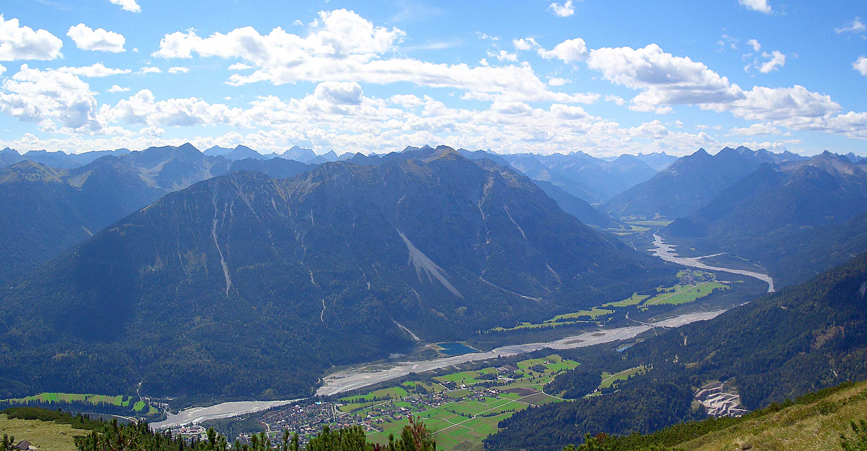 Wildflusslandschaft Lechtal
