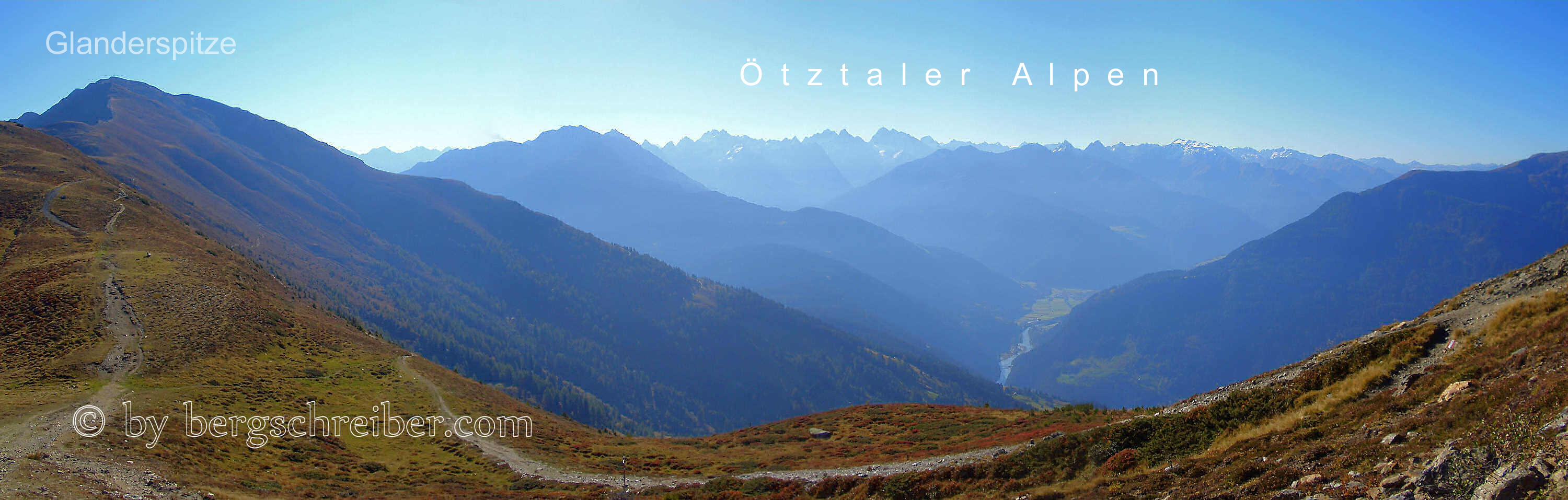 Ötztaler Alpen und Inntal vom Krahberg