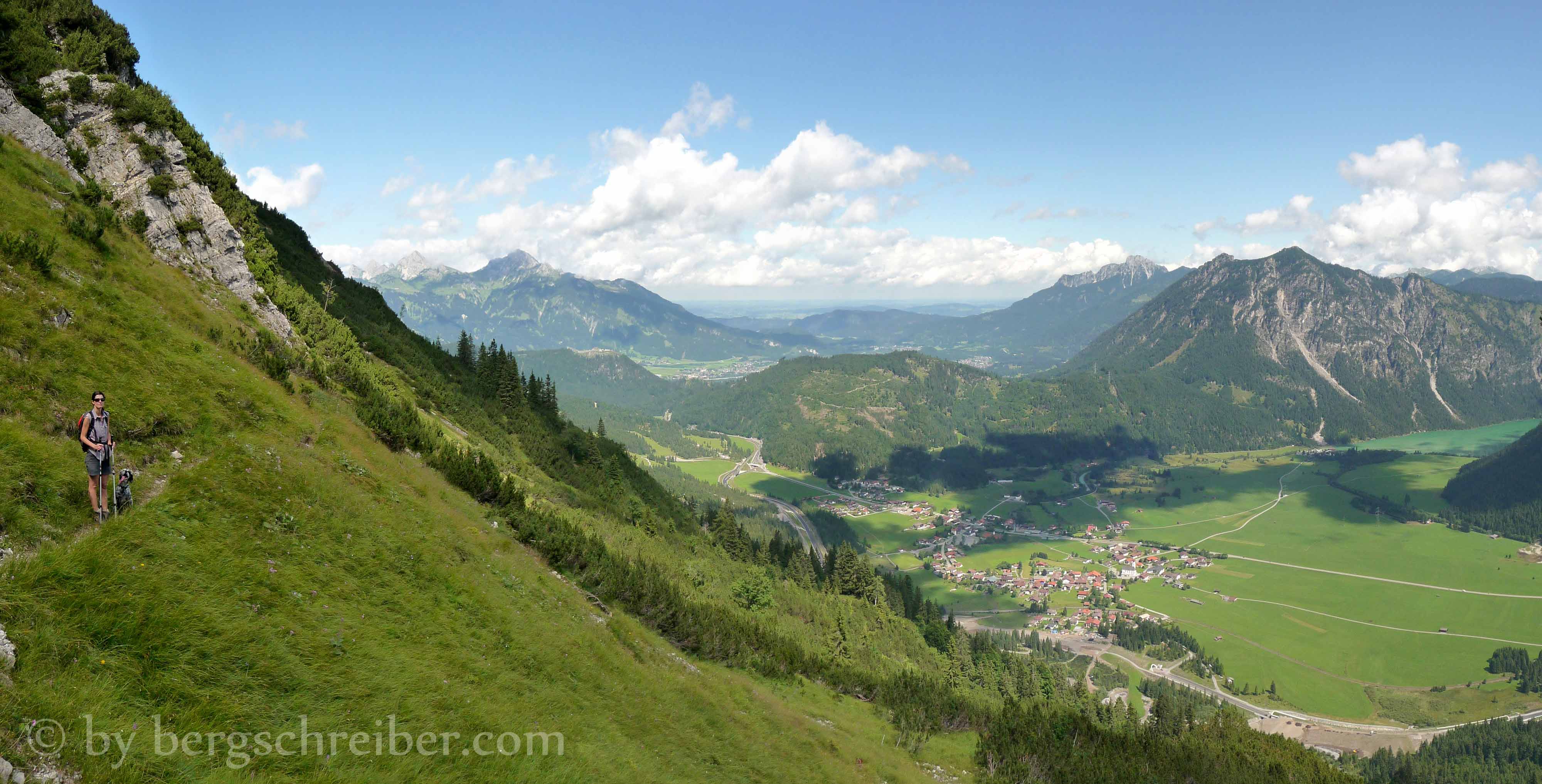 Geißsteig, ein aussichtsreicher Höhenweg von Heiterwang zur Heiterwanger Hochalm