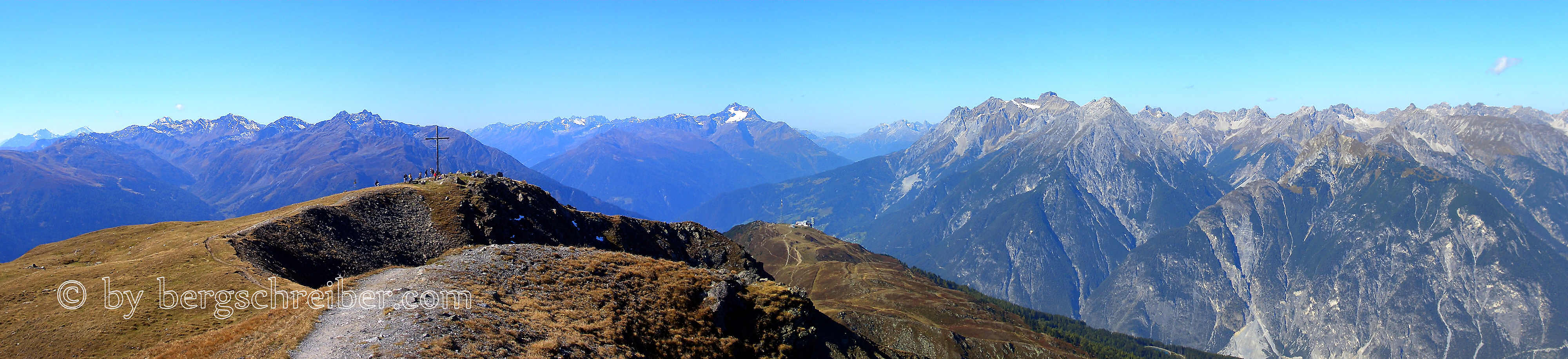 Samnaungruppe, Verwall (Hoher Riffler), Lechtaler Alpen (Parseierspitze)