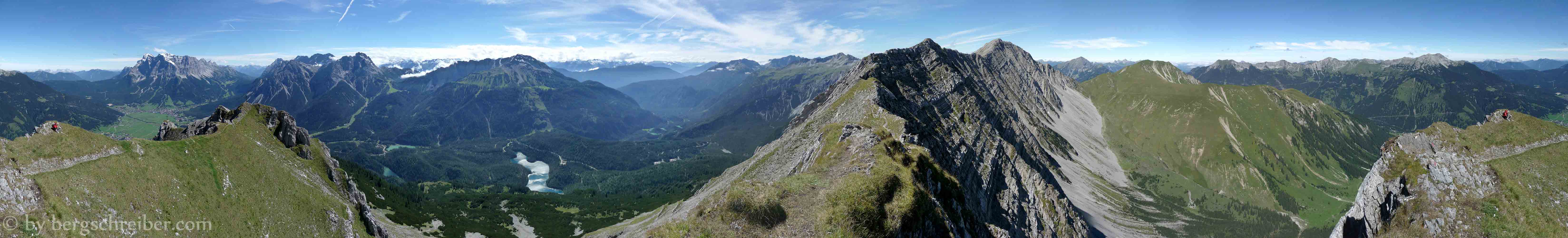 Grubigstein 360° - Gipfelpanorama