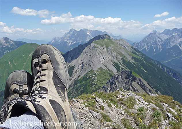 Roter Stein Gipfelrast