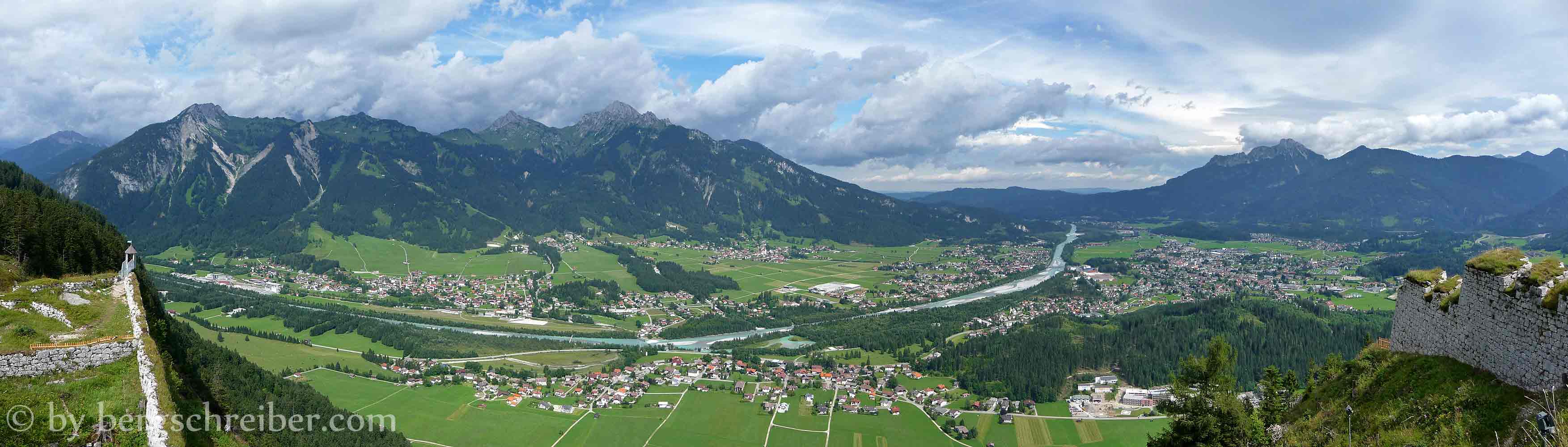 Schaufestung Schlosskopf Panorama
