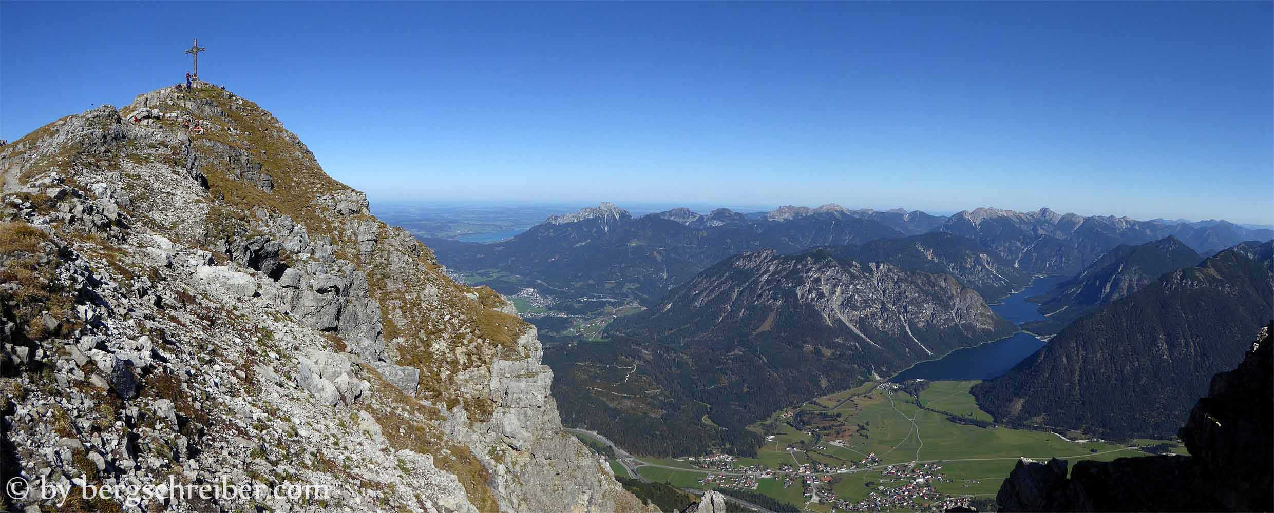 Aufstieg zum Thaneller kurz vor dem Gipfel