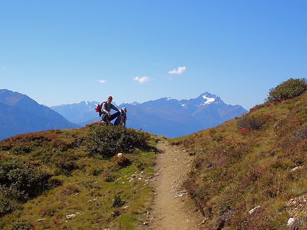 Venet, Höhenweg über die Glanderspitze