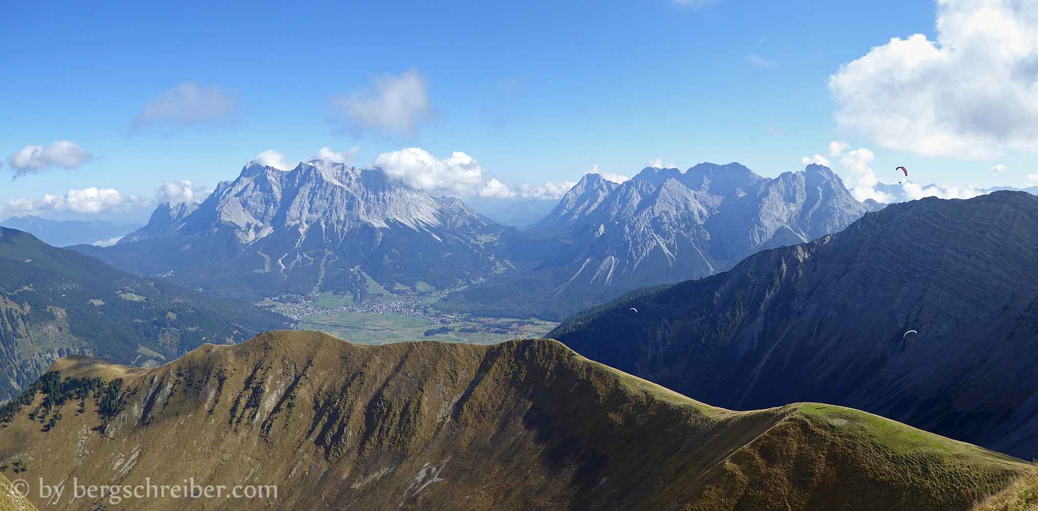 Wettersteinmassiv und Mieminger Berge