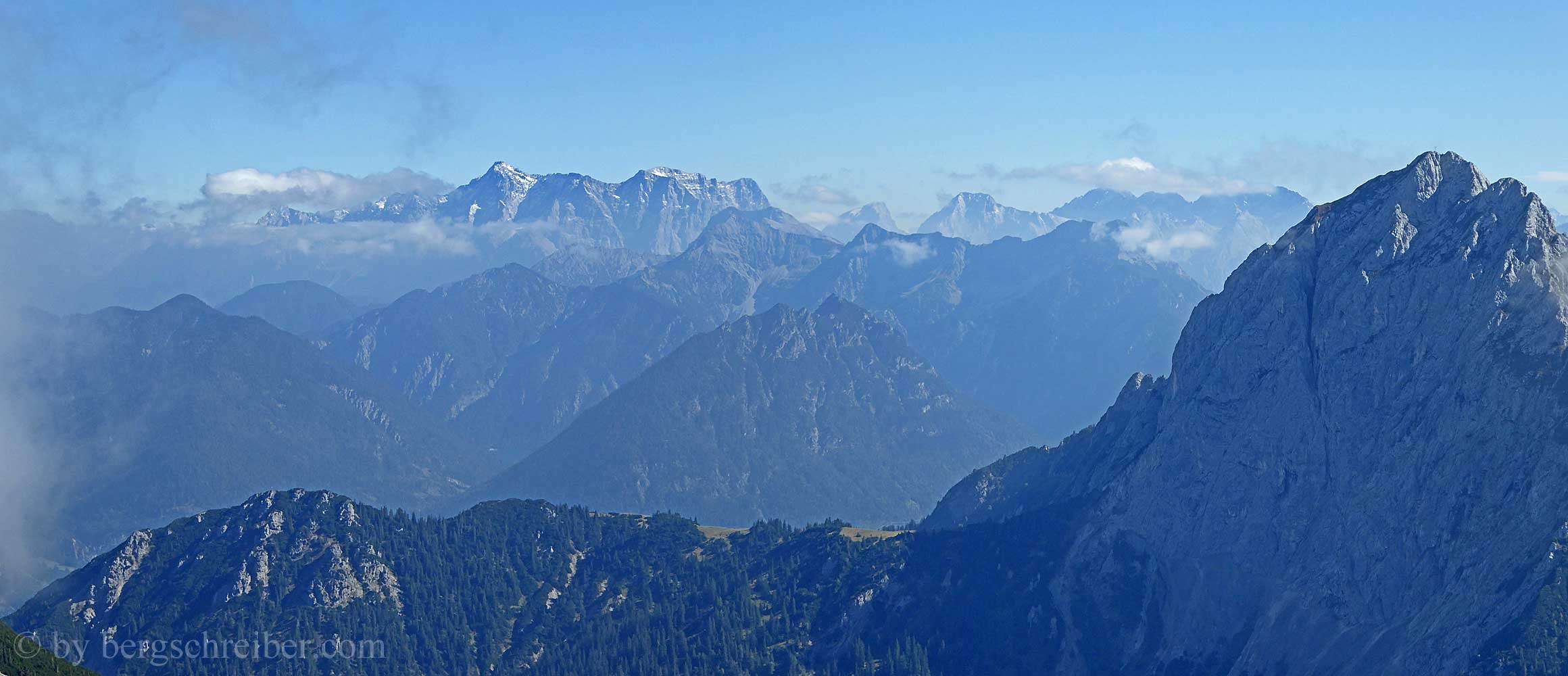 Wettersteinmassiv mit der Zugspitze