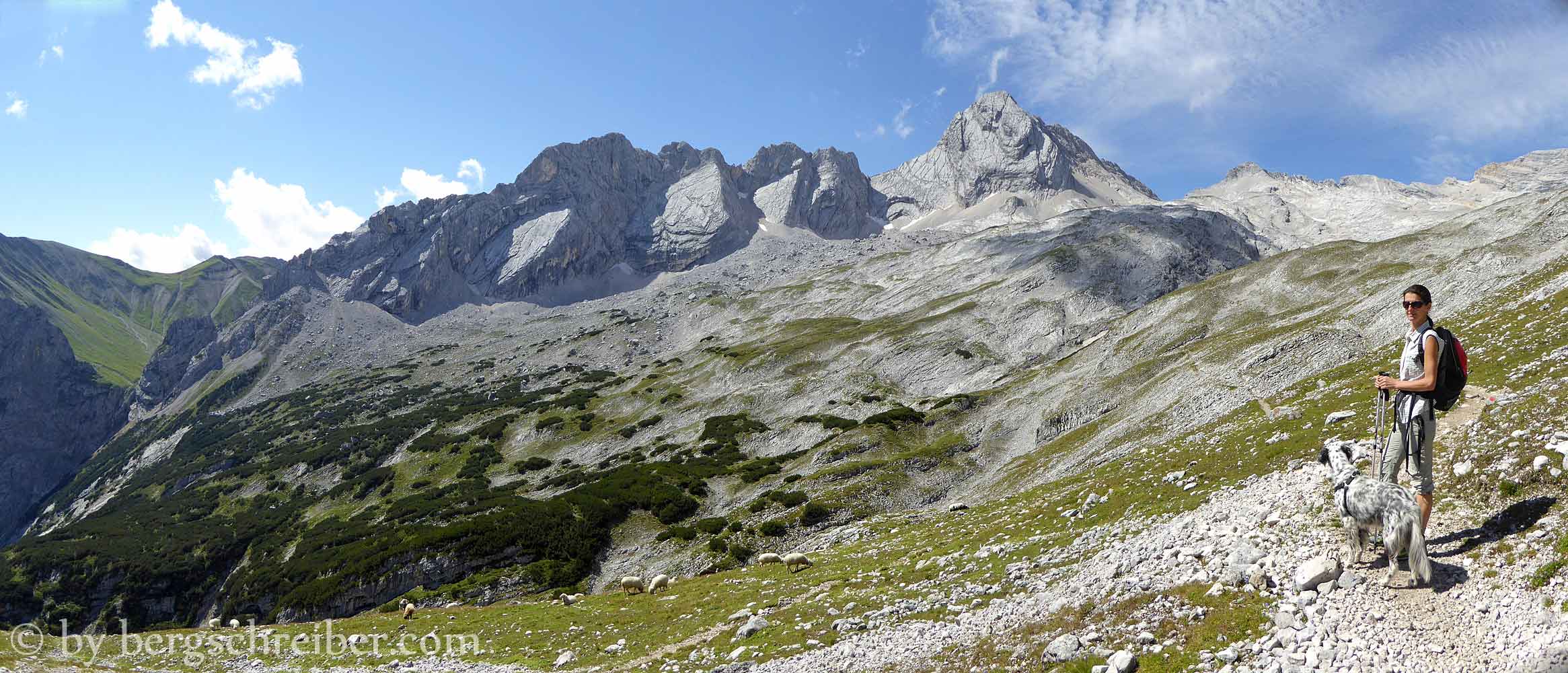 Gatterlköpfe und Plattspitzen vom Zugspitzplatt