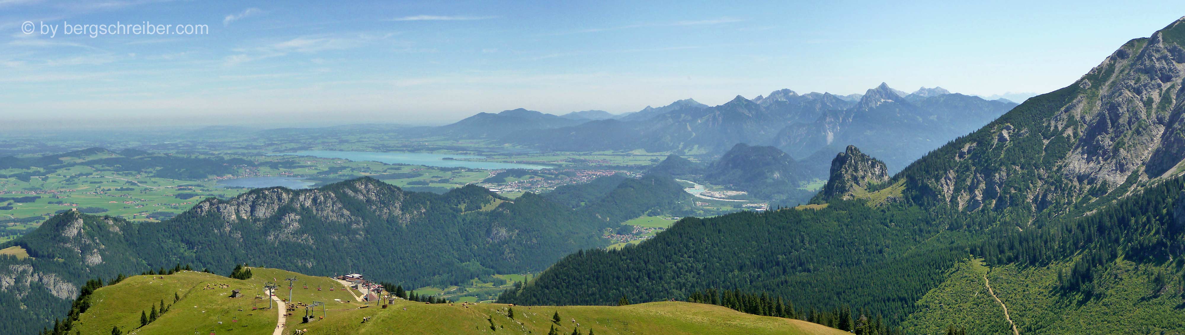 Panorama Breitenberg Richtung Osten
