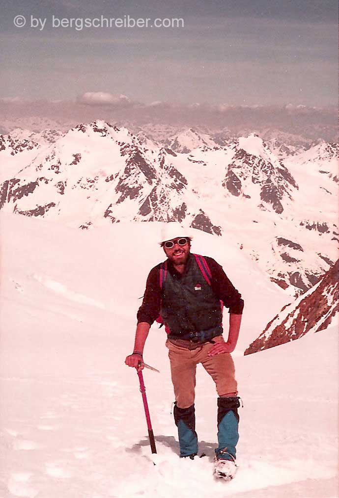 Aufstieg zur Wildspitze in den Ötztaler Alpen