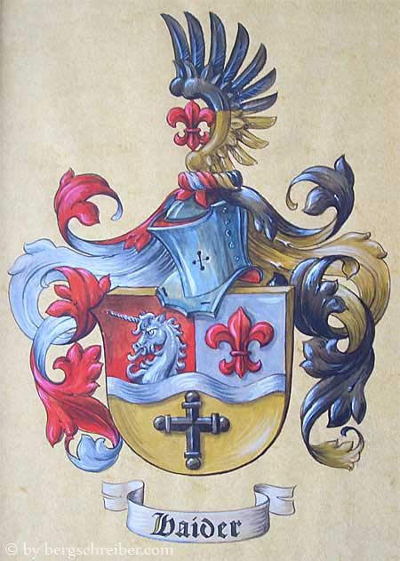 Wappen der Familie Haider